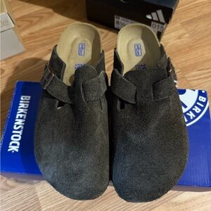 Birkenstock Boston Soft Footbed Mocca narrow fit size 39 women’s 8 NEW
